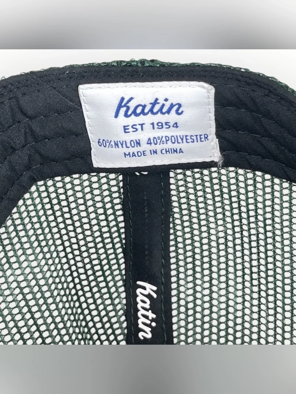 Katin Custom Surf Trunks Green Trucker Hat Snapback Mesh Patch Cap